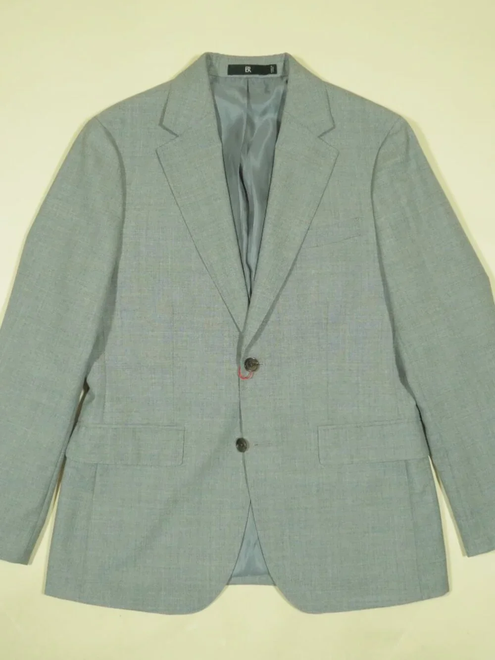 Banana Republic Rustico Wool Jacket Blazer Mens 38S Gray Tailored Slim Fit New